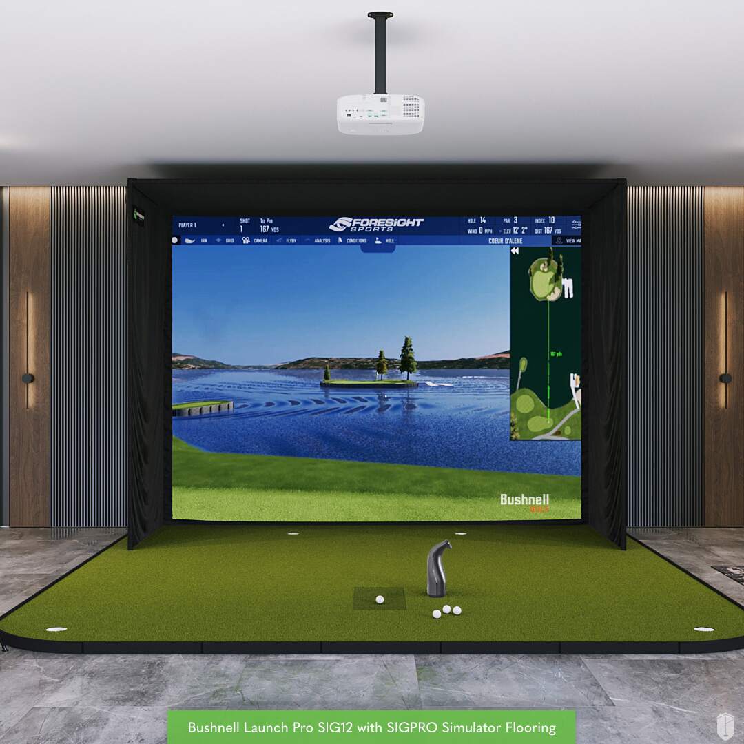 Bushnell Launch Pro SIG12 Golf Simulator Package - Image 4