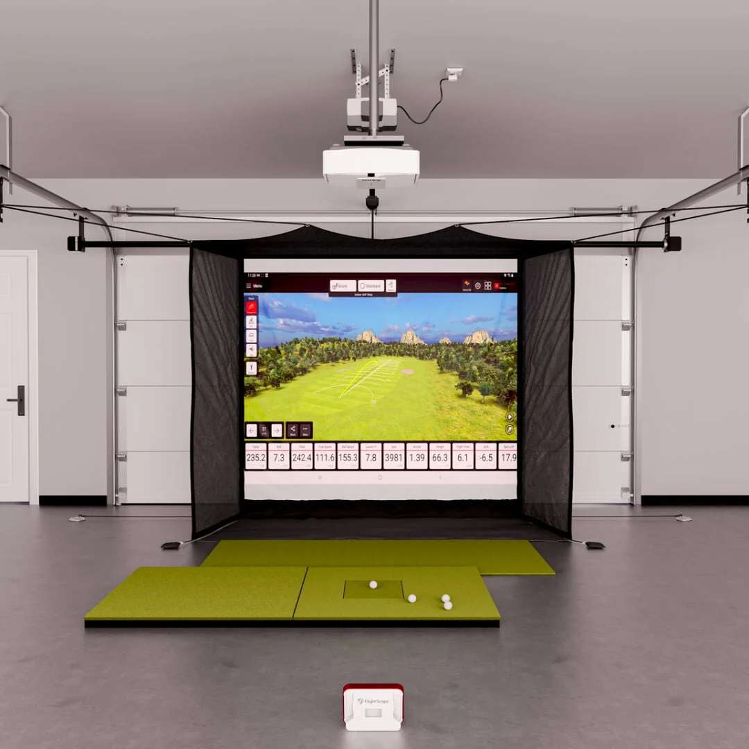 Flightscope Mevo+ Garage Golf Simulator Package - Image 3