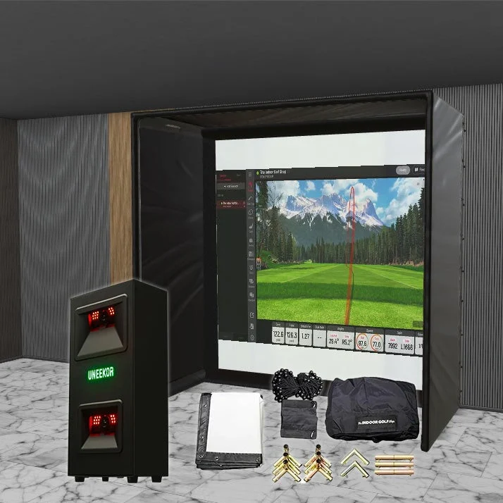 Uneekor EYE Mini LITE SIG DIY Golf Simulator Studio Package - Image 8